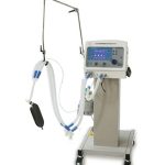 LCD screen Emergency Transport Ventilator JogDial operation With Trolley